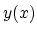 $y(x)$